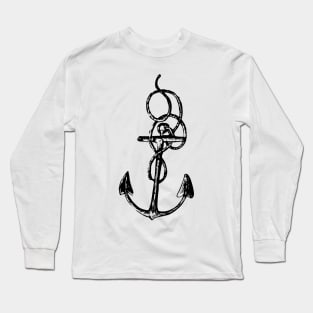 Anchor with rope Long Sleeve T-Shirt